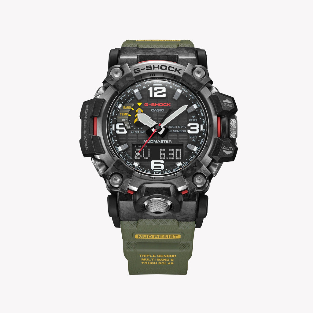 CASIO G-SHOCK GWG-2000-1A3DR RUGGED ADVENTURE - ULTIMATE MEN'S OUTDOOR WATCH with Black Resin Case & Green Band-i-Watch-2