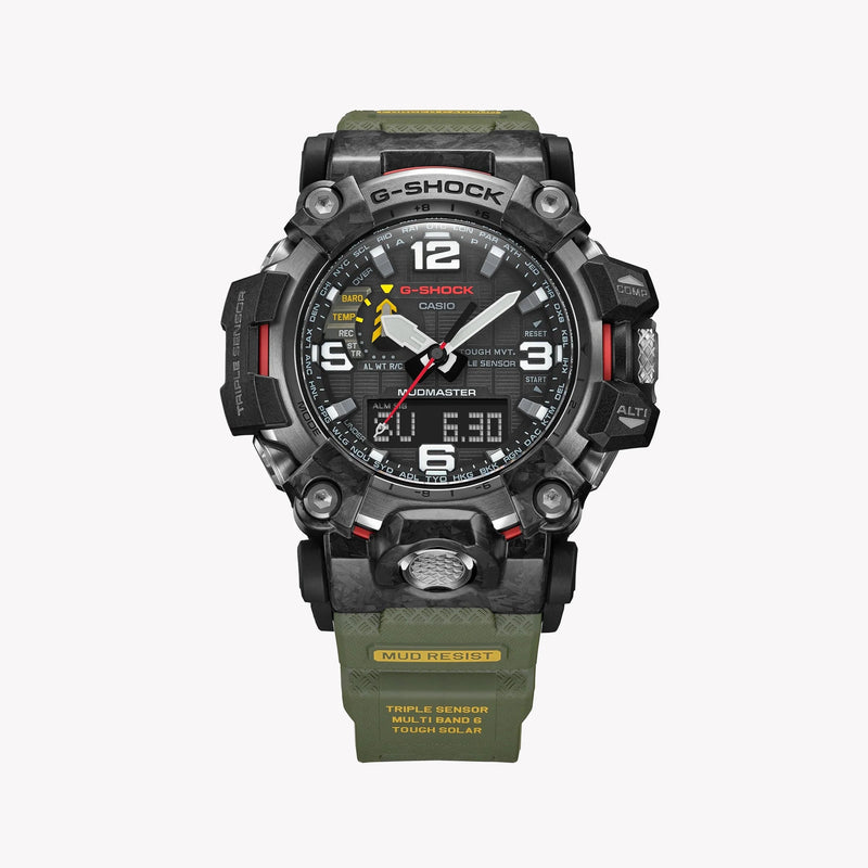 Casio G-Shock Gwg-2000-1a3dr Rugged Adventure - Ultimate Men's Outdoor Watch With Black Resin Case & Green Band by i-watch