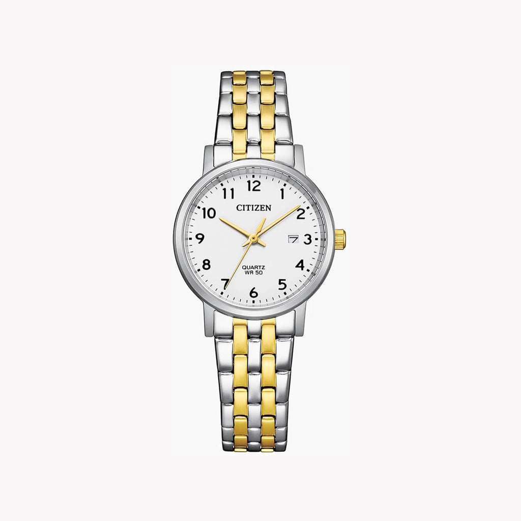 CITIZEN EU6096-58A RADIANT CHARM - ELEGANT WOMEN'S WATCH WITH SILVER & GOLD DUAL-TONE DESIGN