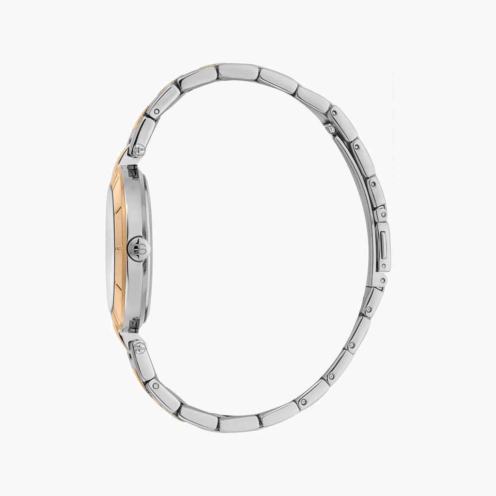 ESPRIT Women's Watch with Silver Stainless Steel Case and Silver & Rose Gold Stainless Steel Band-i-Watch-2