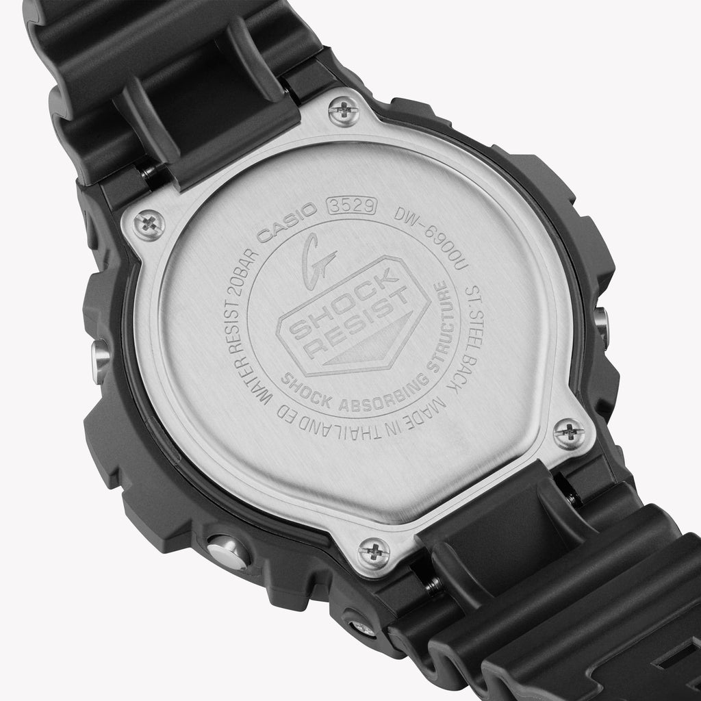 CASIO G-SHOCK DW-6900U-1ER RUGGED PERFORMANCE - MEN'S BLACK DIGITAL POWERHOUSE-i-Watch-3