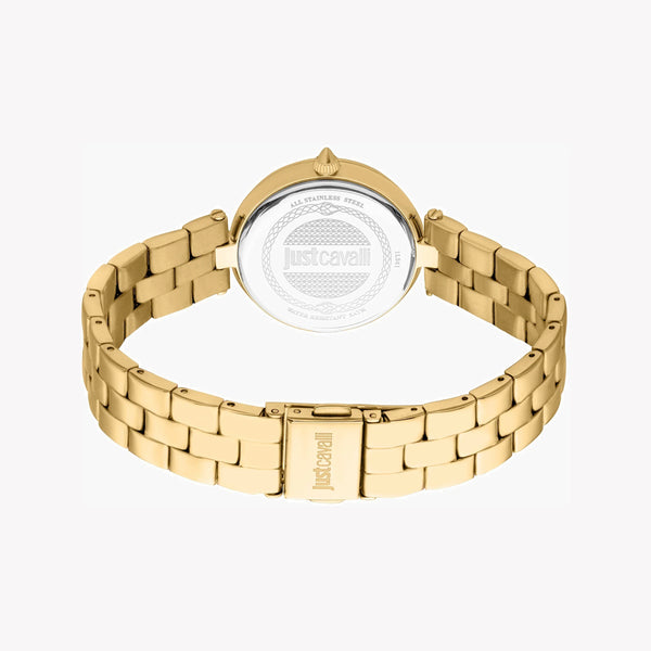 Just Cavalli Women's Gold Stainless Steel Watch, Silver Dial | Jc1l241m0055 by i-watch