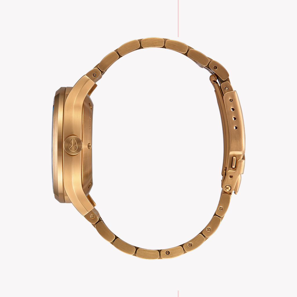 NIXON A1323-010 GOLDEN HARMONY - STYLISH UNISEX WATCH WITH BLACK DIAL & DURABLE STAINLESS STEEL BAND-i-Watch-2