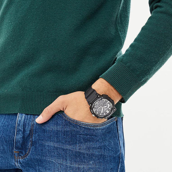 Casio Mcw-200h-1avdf Bold Adventurer - Rugged Elegance Men's Watch With Black Resin BAnd and Sleek Dial by i-watch