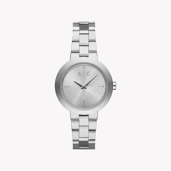A|X ARMANI EXCHANGE AX5170 - Chic Precision Women's Watch with Sleek Silver Design and Quartz Movement