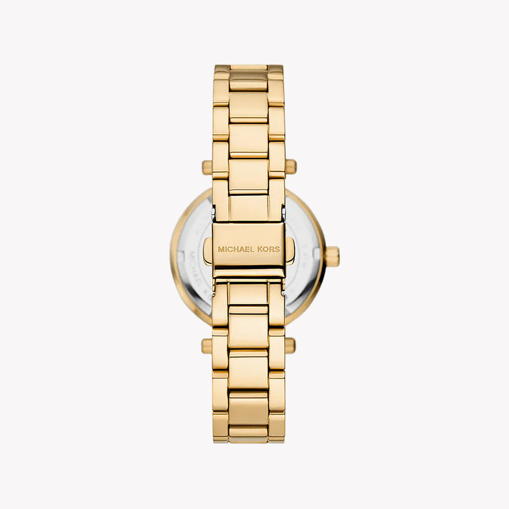 MICHAEL KORS MK4704 GOLD & WHITE - ELEGANT EVERYDAY TIMEPIECE Women's Watch with luxurious gold accents and a chic design-i-Watch-3
