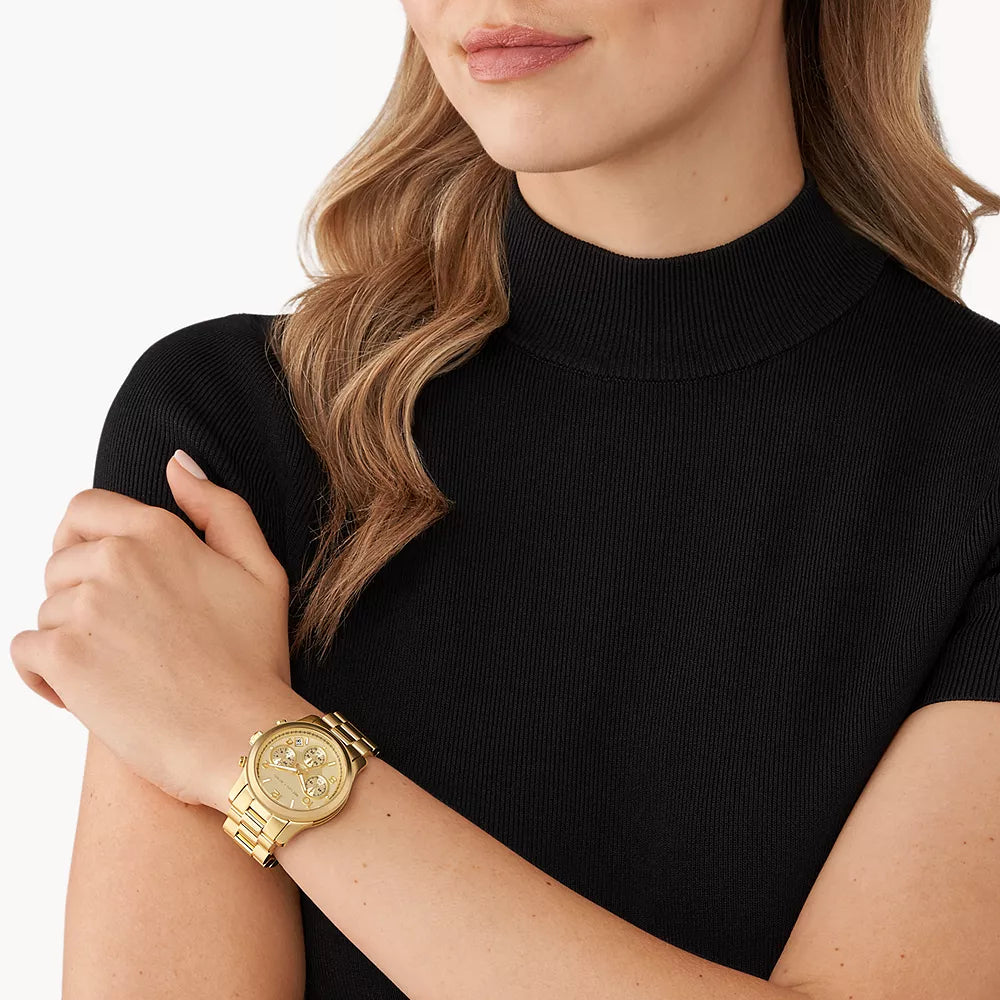 MICHAEL KORS MK7323 RADIANT GLAM - ELEGANT GOLD WOMEN'S WATCH WITH STAINLESS STEEL BAND-i-Watch-4