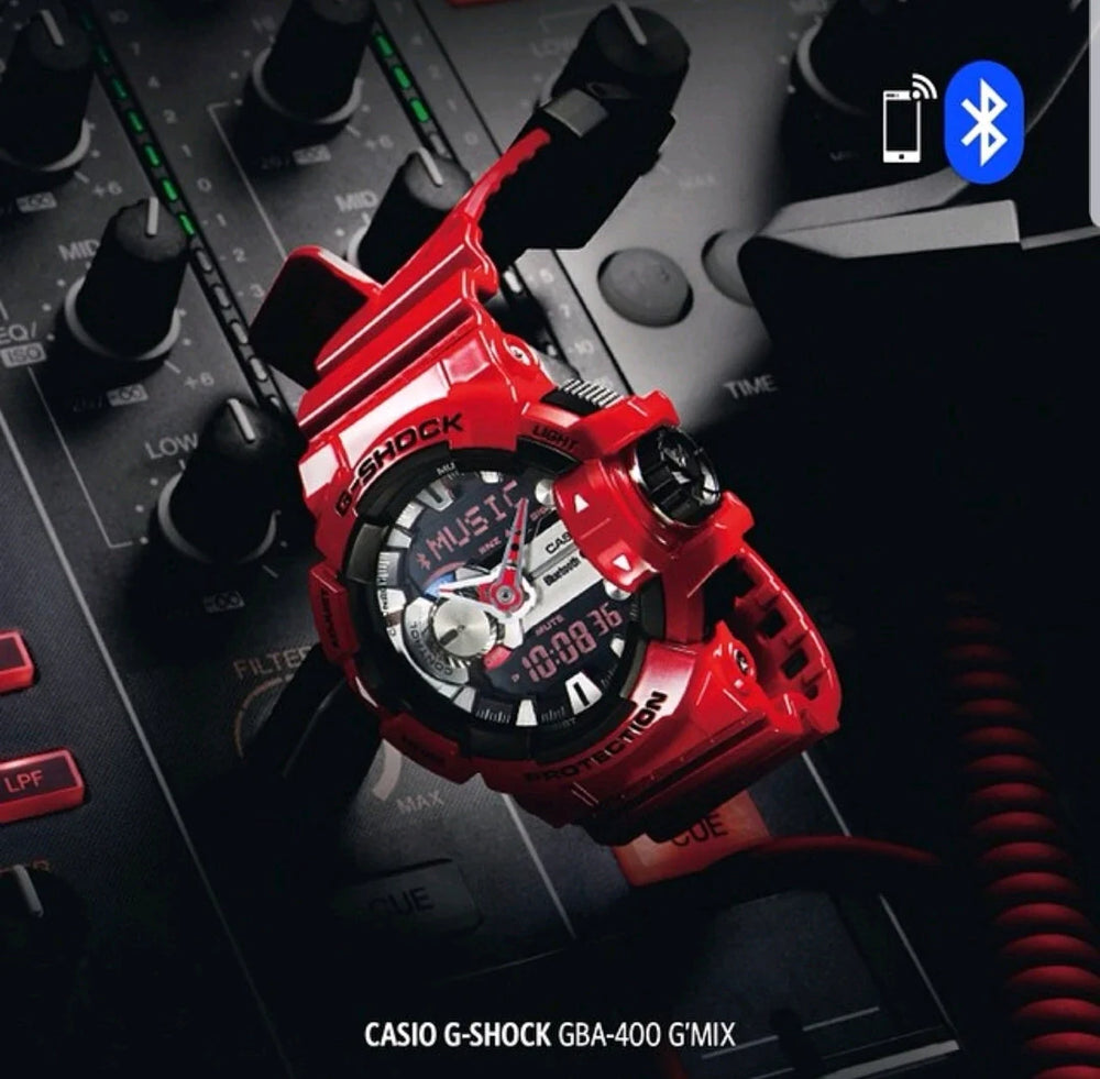 Casio G-Shock Gba-400-4adr Adventure Ready - Bold Red Men's Watch With Bluetooth & 200m Water Resistance by i-watch