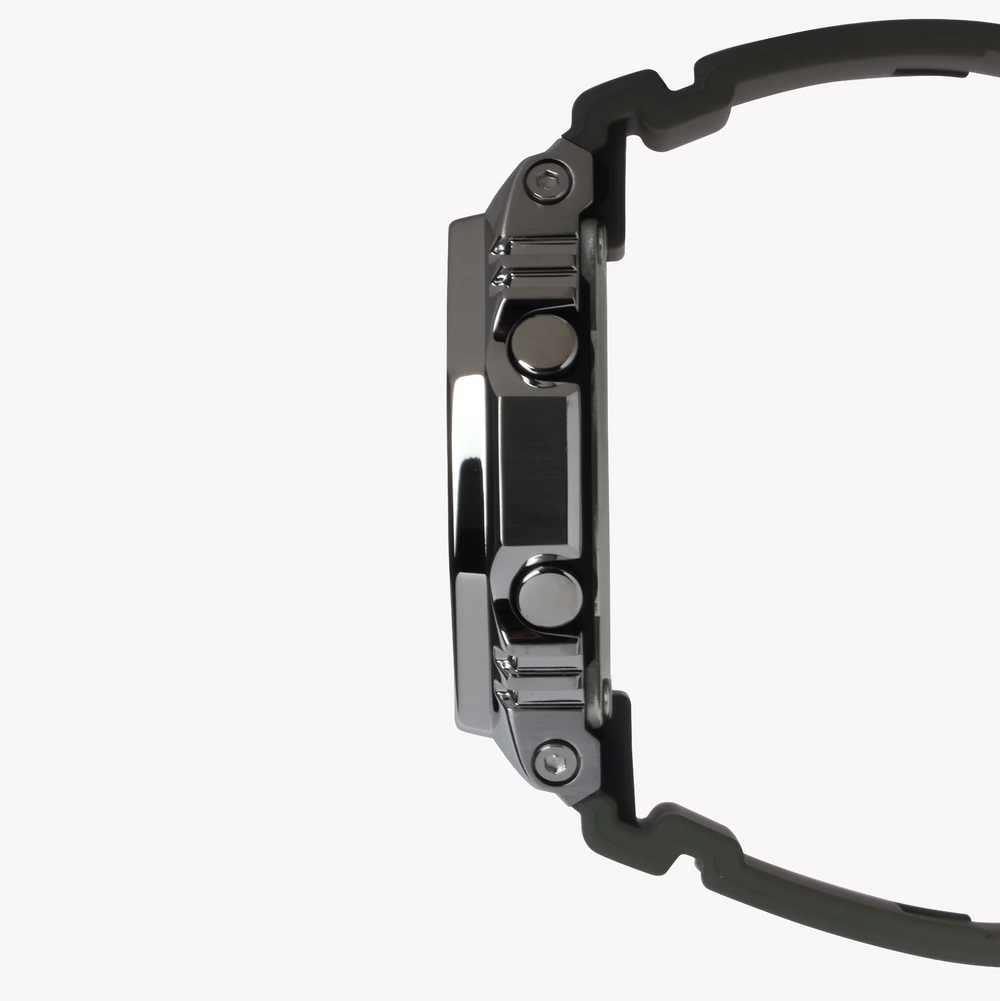 G-Shock Men's Green Dial, Grey Case | Gm-2100b-3adr by i-watch