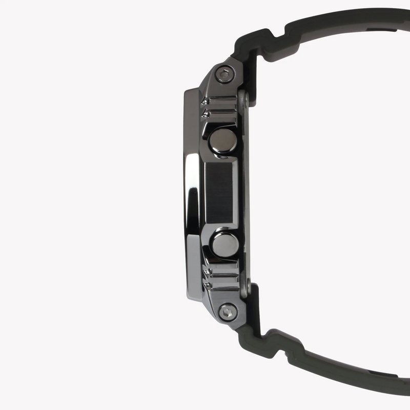 G-Shock Men's Green Dial, Grey Case | Gm-2100b-3adr by i-watch