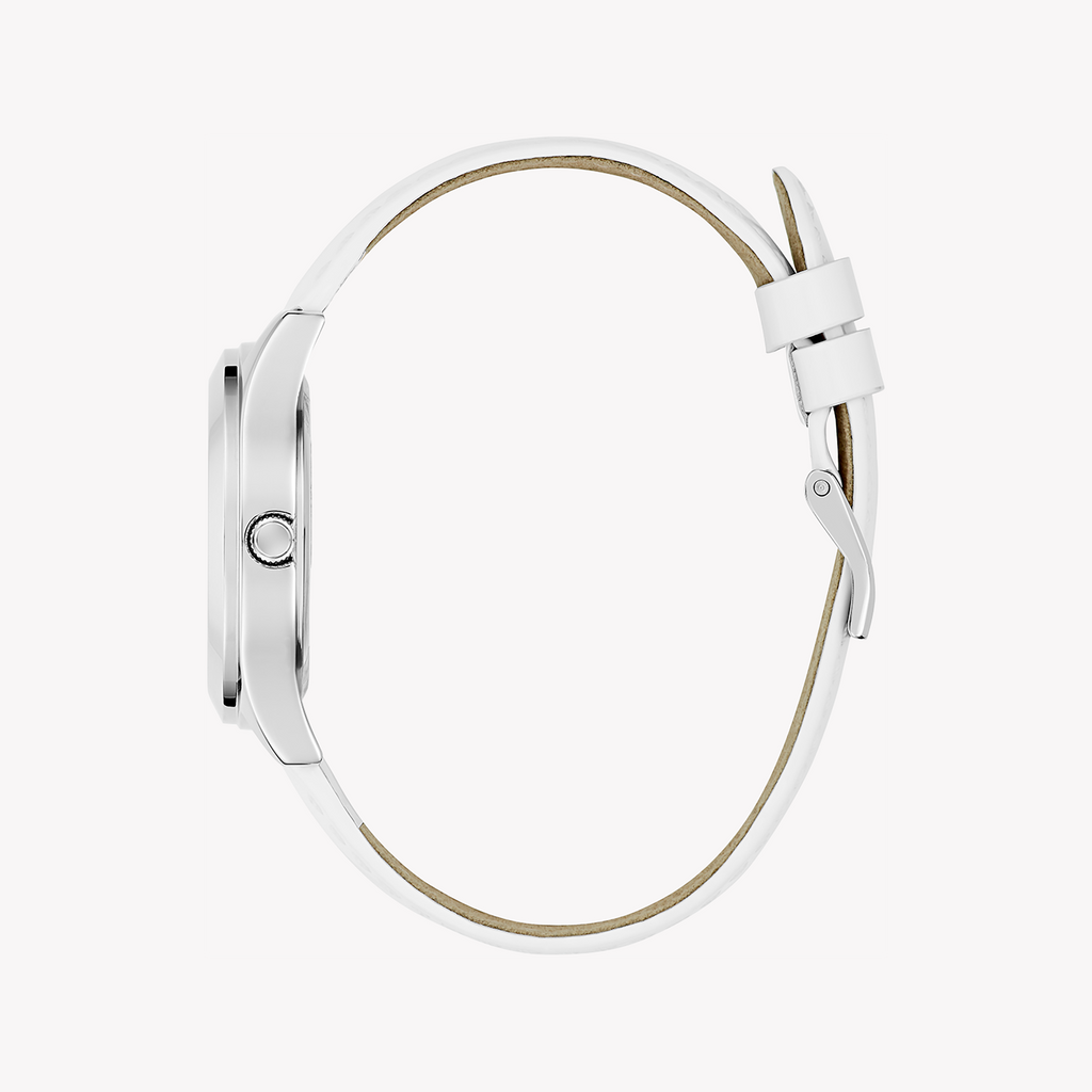 GUESS GW0745L3 - MODERN ELEGANCE: STUNNING SILVER & LEATHER WOMEN'S WATCH-i-Watch-2