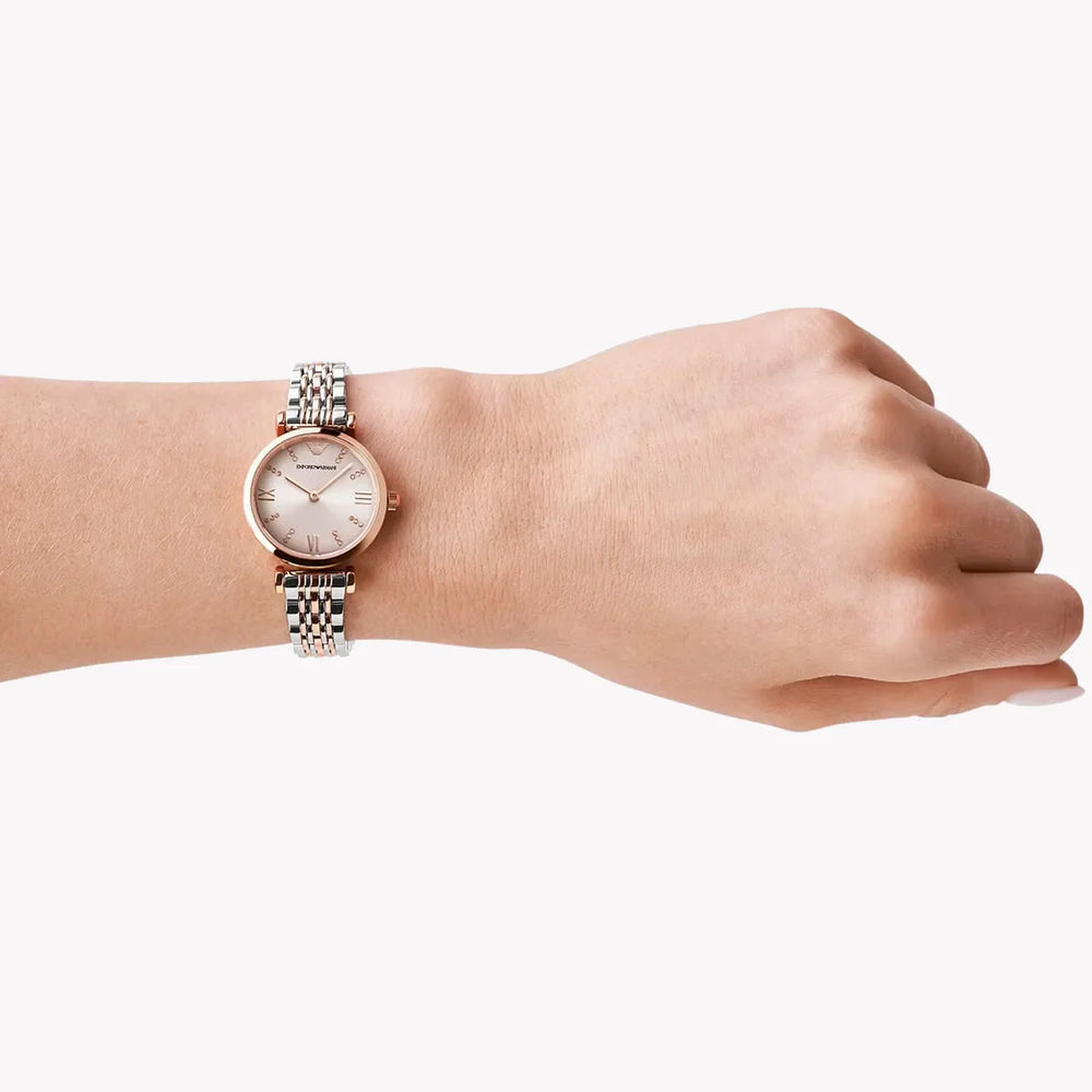 Emporio Armani Women's Rose Gold Watch, Steel Band | Ar11223 by i-watch