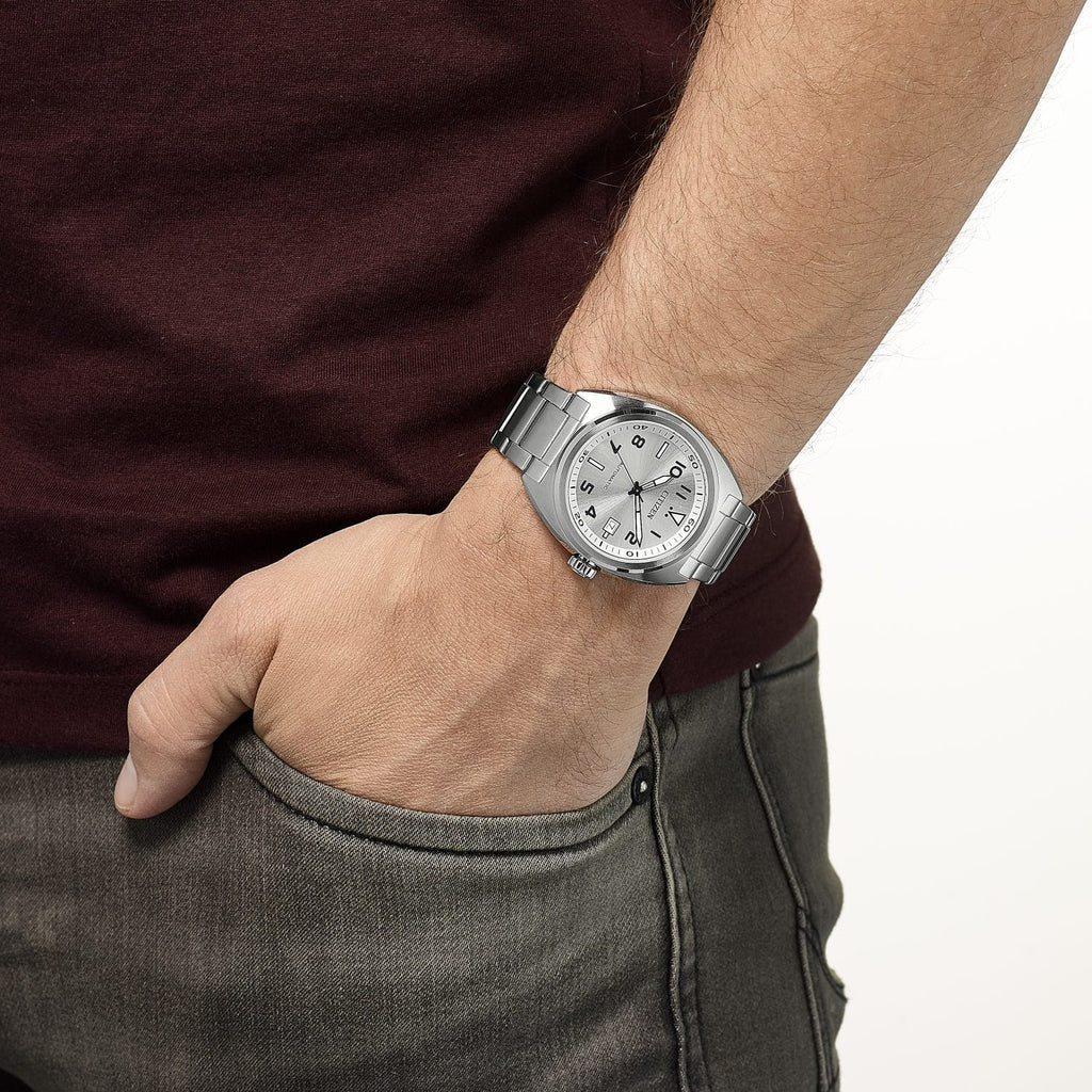 CITIZEN NJ0100-89A - DYNAMIC MEN'S AUTOMATIC WATCH WITH STAINLESS STEEL ELEGANCE-i-Watch-2