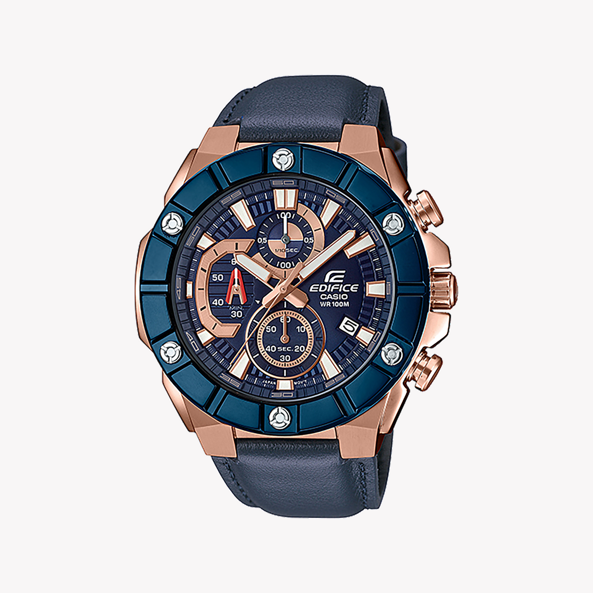 EDIFICE EFR-558RG-1A ROSE GOLD & GRAY - TIMELESS ELEGANCE FOR THE MODERN MAN