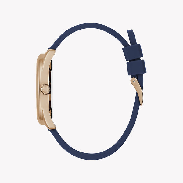 Guess Women's Rose Gold & Blue Silicone Watch | Gw0665l2 by i-watch