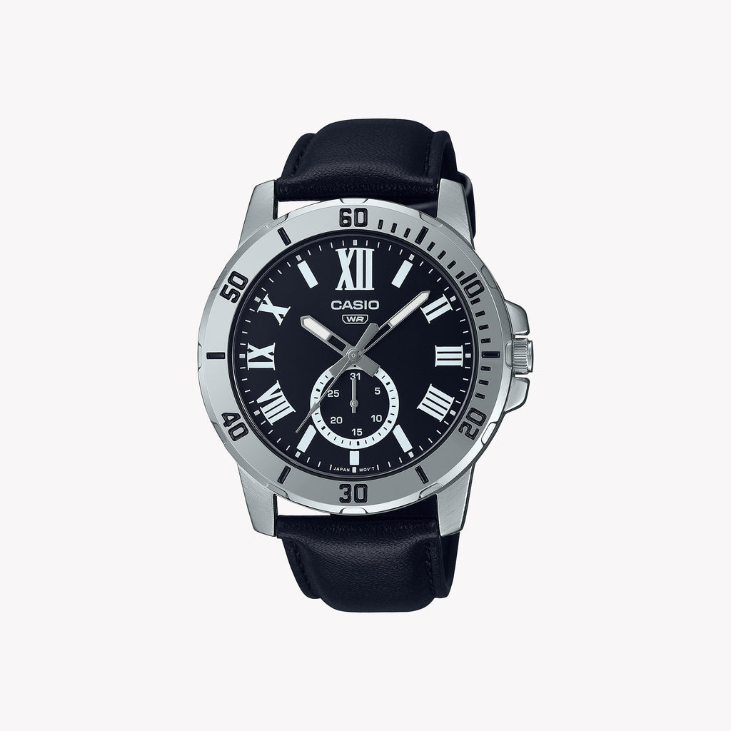 CASIO MTP-VD200L-1B STRIKING STYLE - SPORTY ELEGANCE FOR MEN'S TIMEPIECE