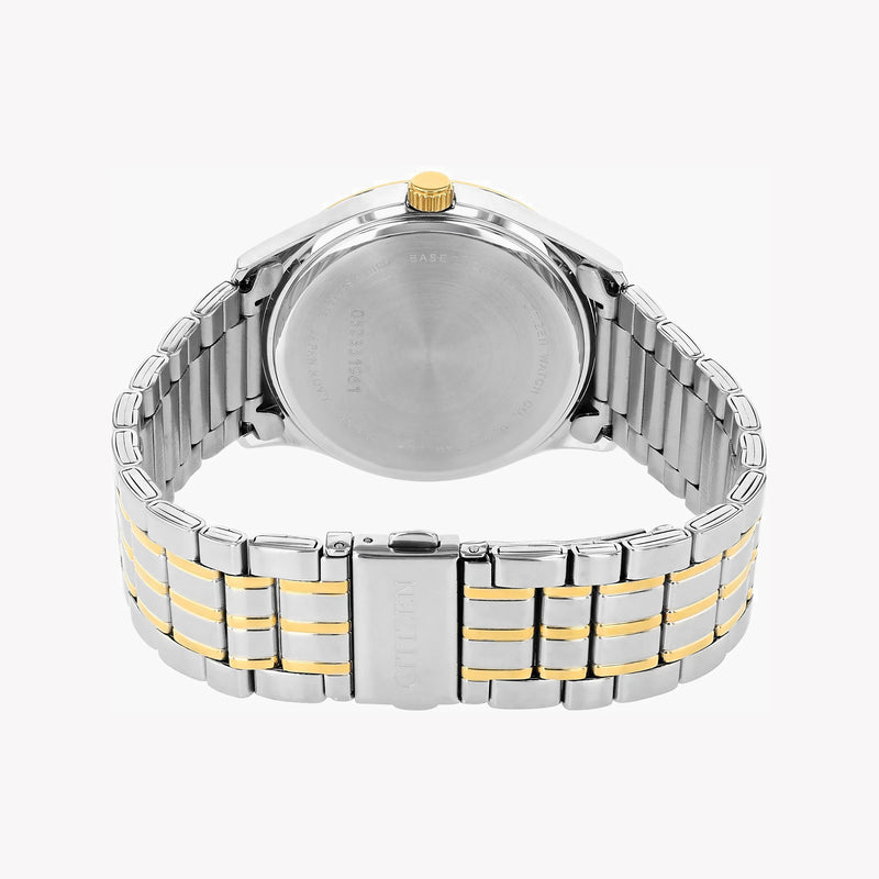 Citizen Dz5014-53l Gold & Blue Dial - Elegant Men's Watch With Stainless Steel Band by i-watch