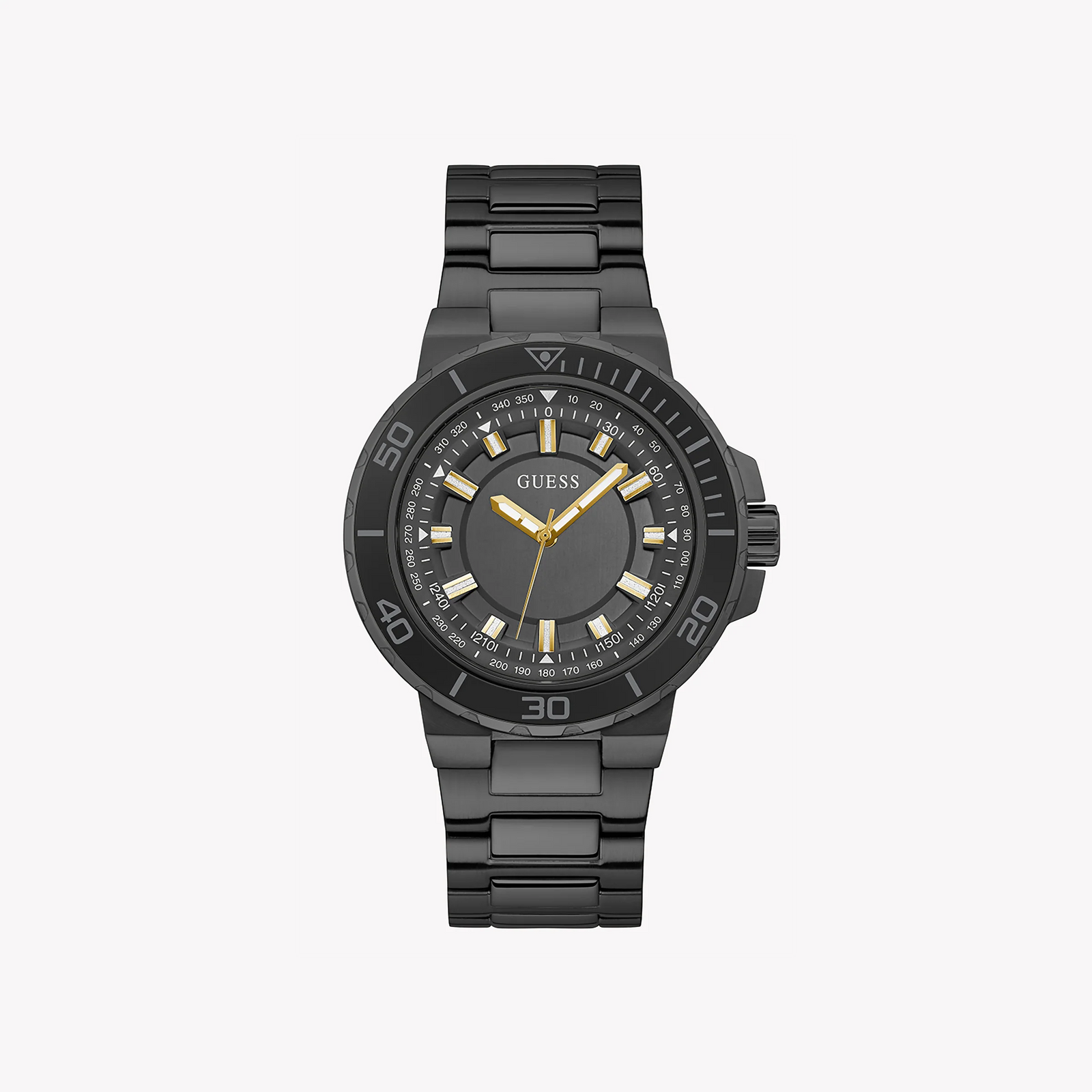Guess Men's Black Stainless Steel Watch, Black Dial | Gw0426g3 by i-watch