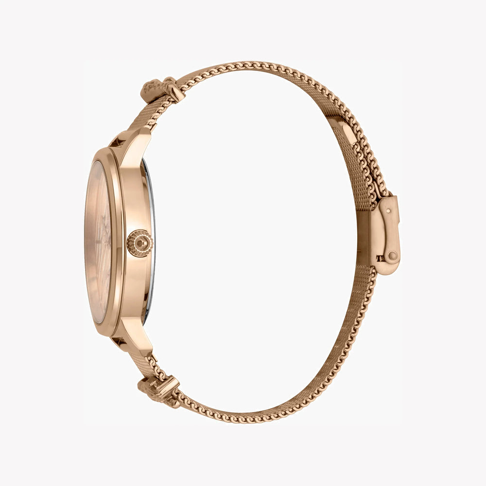 Just Cavalli Women's Rose Gold Watch, Silver Dial | Jc1l127m0065 by i-watch