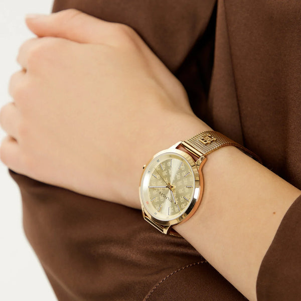 Tommy Hilfiger Women's Gold Watch, Gold Dial | Mod. Iris 1685270 by i-watch