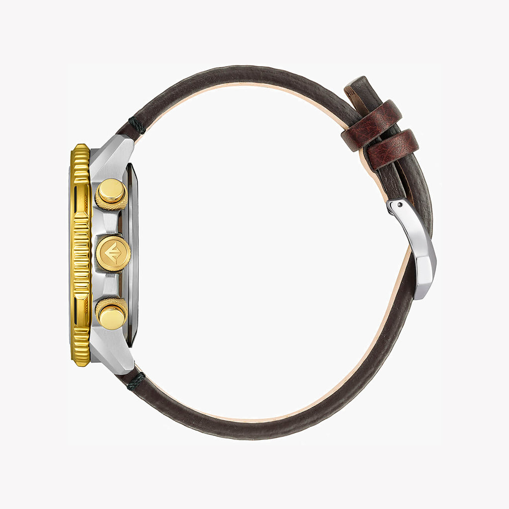 CITIZEN JY8084-17H DYNAMIC VERSATILITY - MEN'S STAINLESS STEEL WATCH WITH CALF LEATHER BAND-i-Watch-4