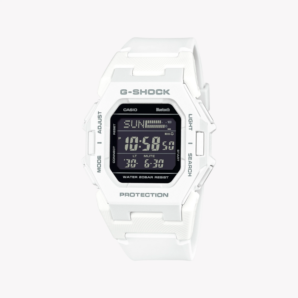 Casio Unisex White Resin Watch, Black Dial | Gd-B500-7er by i-watch