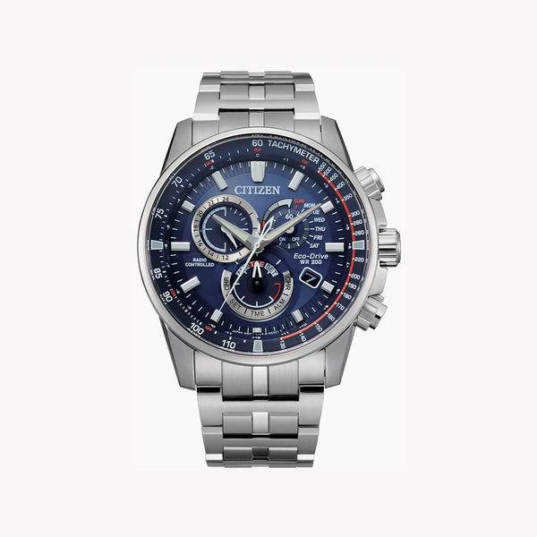 Citizen Cb5880-54l - Elegant Dynamism Men's Watch With Stainless Steel Band & Blue Dial by i-watch