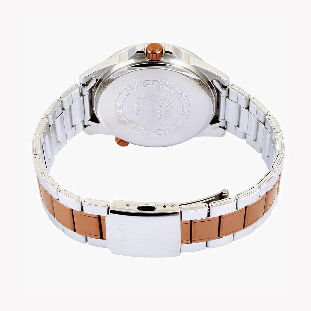 Casio Mtp-Sw320rg-2avdf Sporty Elegance - Men's Timepiece With Rose Gold Accents & Blue Dial by i-watch