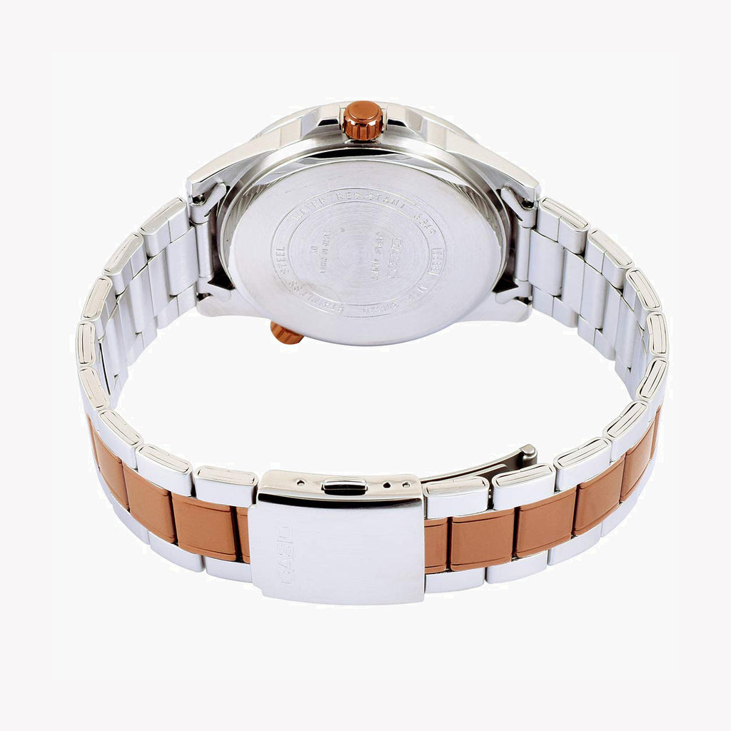 CASIO MTP-SW320RG-2AVDF SPORTY ELEGANCE - MEN'S TIMEPIECE WITH ROSE GOLD ACCENTS & BLUE DIAL-i-Watch-2