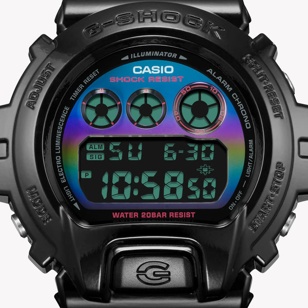 G-Shock Men's Black Resin Watch, Colorful Dial | Dw-6900rgb-1dr by i-watch