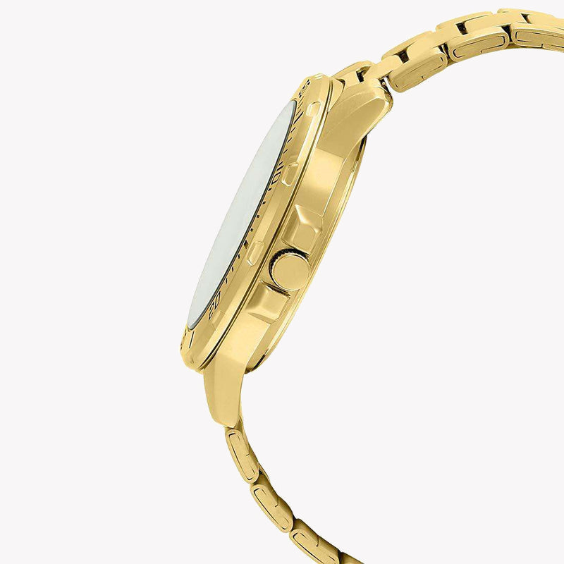 MTP-VD01G-1CVUDF - TIMELESS ELEGANCE MEN'S WATCH WITH GOLD STAINLESS STEEL STRAP & BLACK DIAL-i-Watch-3