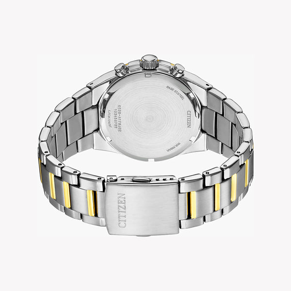 Citizen Men's Silver & Gold Watch, Blue Dial | An8176-52l by i-watch