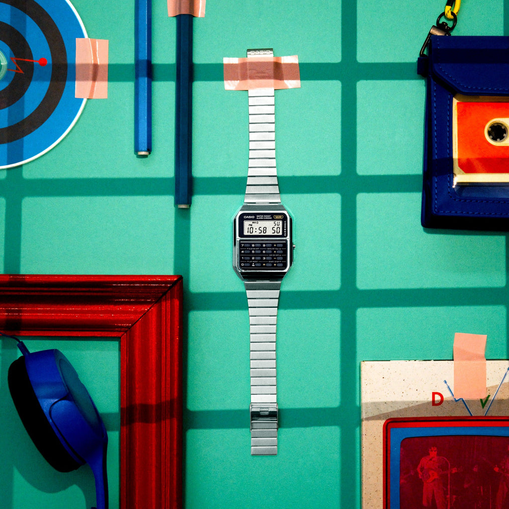 CASIO CA-500WE-1ADF RETRO-FUSION - STYLISH UTILITY WATCH WITH INTEGRATED CALCULATOR-i-Watch-5