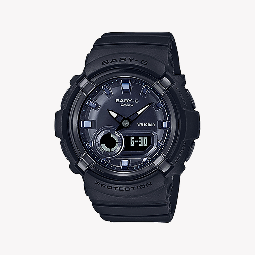 CASIO BABY-G BGA-280-1ADR SPORTY ELEGANCE - ACTIVE LIFESTYLE UNISEX WATCH with sleek black case and digital dial