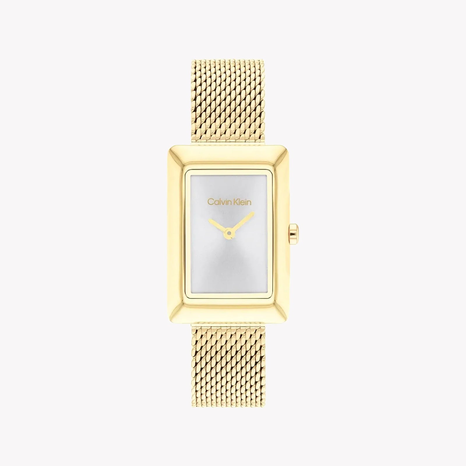 Ck Calvin Klein Women's Gold Watch, Silver Dial | K3m511d3 by i-watch
