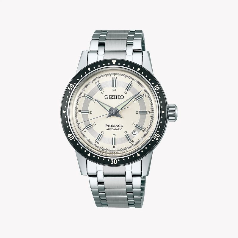 Seiko Presage SRPK61J1 Men's Automatic Watch, 39.5mm, Silver-i-Watch