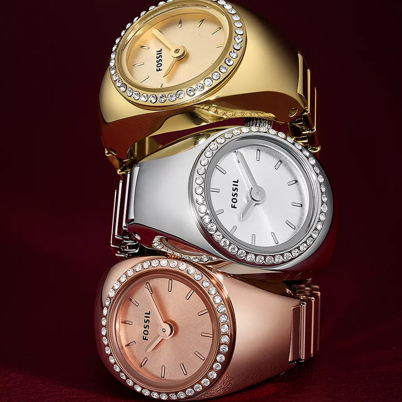 Fossil Women's Gold Stainless Steel Watch, Gold Dial | Es5319 by i-watch