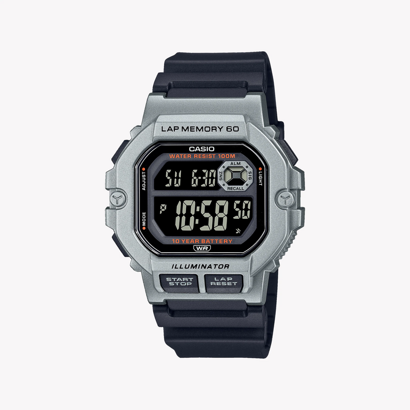 Casio Ws-1400h-1bvdf Adventure Ready - Men's Rugged Digital Watch With Black Resin Band by i-watch
