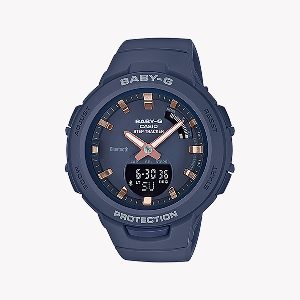 BSA-B100-2ADR BABY-G - BOLD BLUE ADVENTURE TIMEPIECE for Active Women