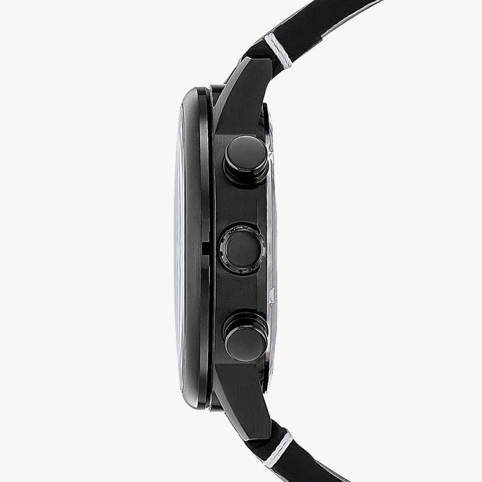 CITIZEN CA4425-10X MEN'S ECO-DRIVE CHRONOGRAPH - TIMELESS BLACK LEATHER ELEGANCE-i-Watch-3