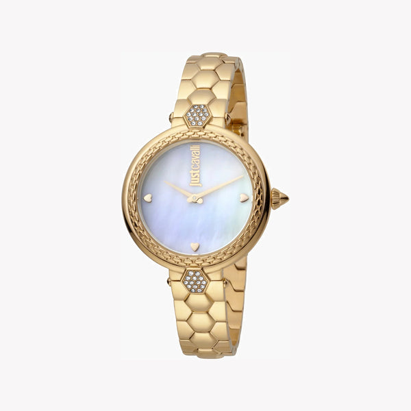 Just Cavalli Women's Gold Stainless Steel Watch, White Dial | Jc1l128m0565 by i-watch