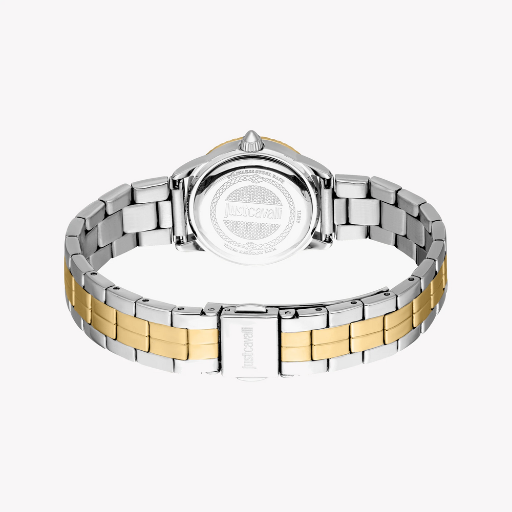 Just Cavalli Women's Two-Tone Watch, Dark Green Dial | Jc1l328m0085 by i-watch
