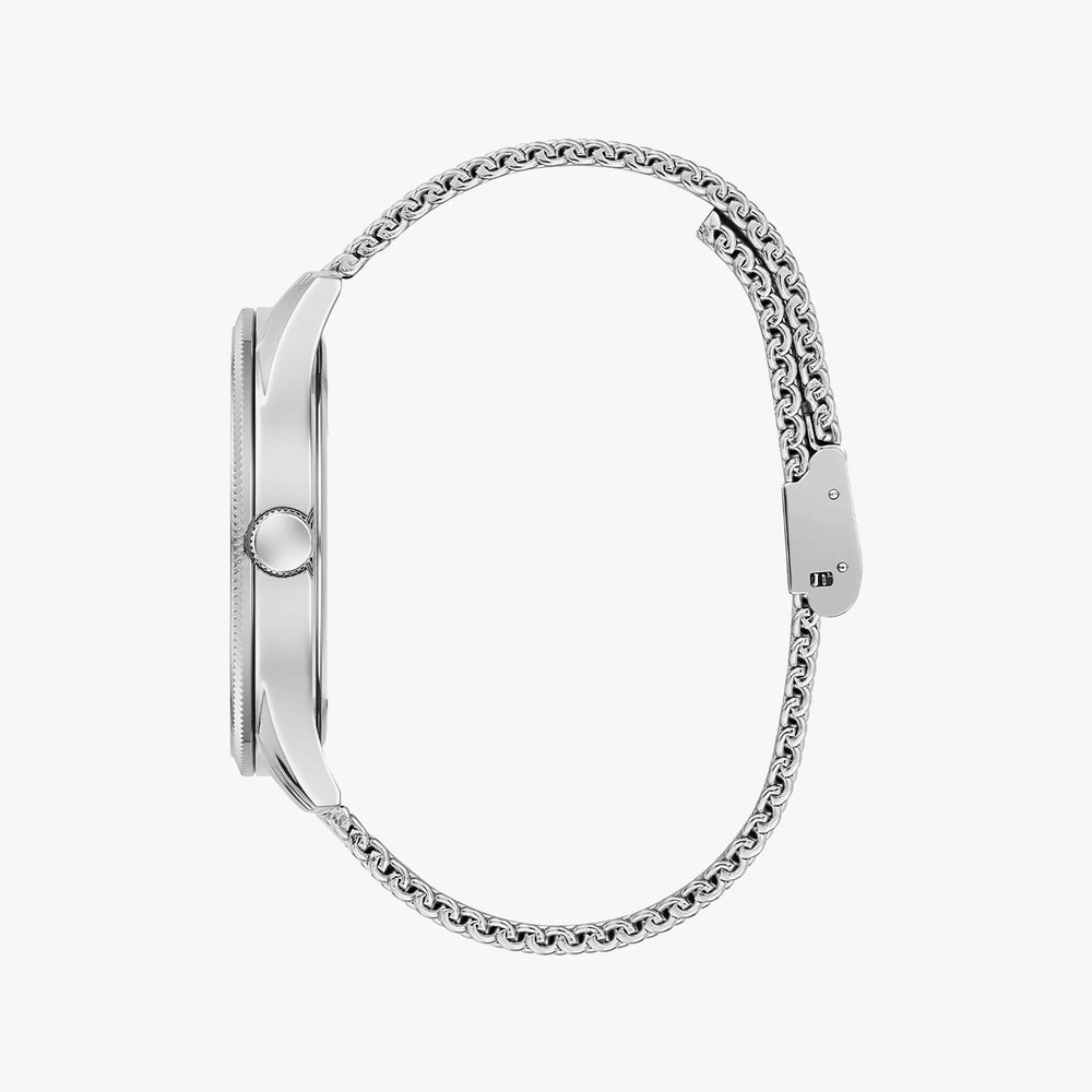 Guess Women's Silver Steel Watch, Black Dial | Gw0710g1 by i-watch