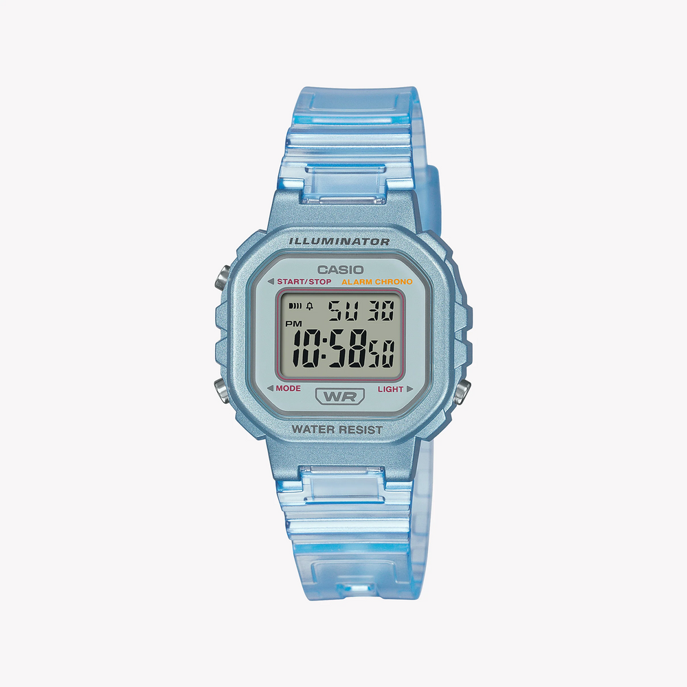 Casio Unisex Resin Blue Watch, Lightweight & Water Resistant | La-20whs-2adf by i-watch