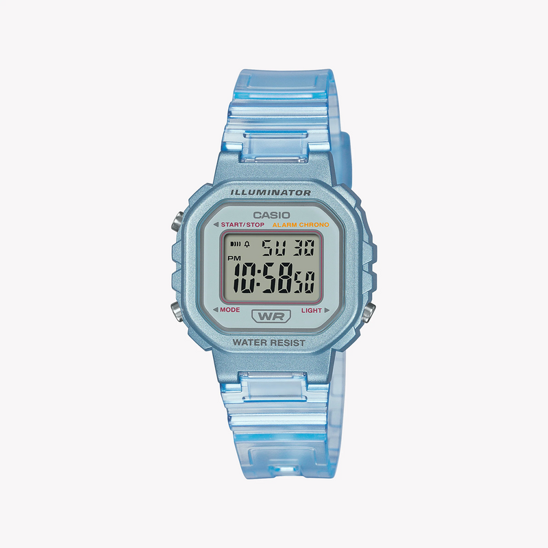 Casio Unisex Resin Blue Watch, Lightweight & Water Resistant | La-20whs-2adf by i-watch