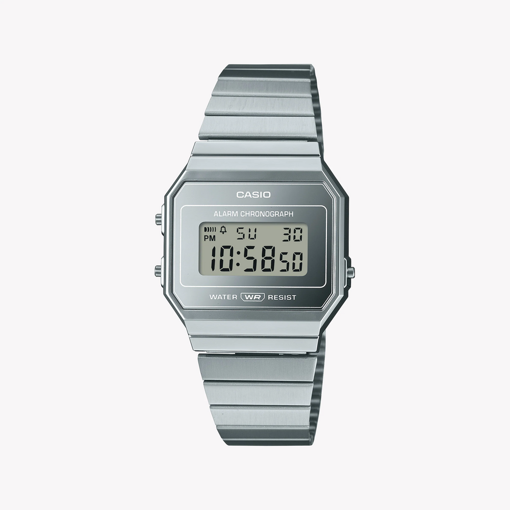 Casio Unisex Silver Resin & Stainless Steel Watch | A700wev-7adf by i-watch