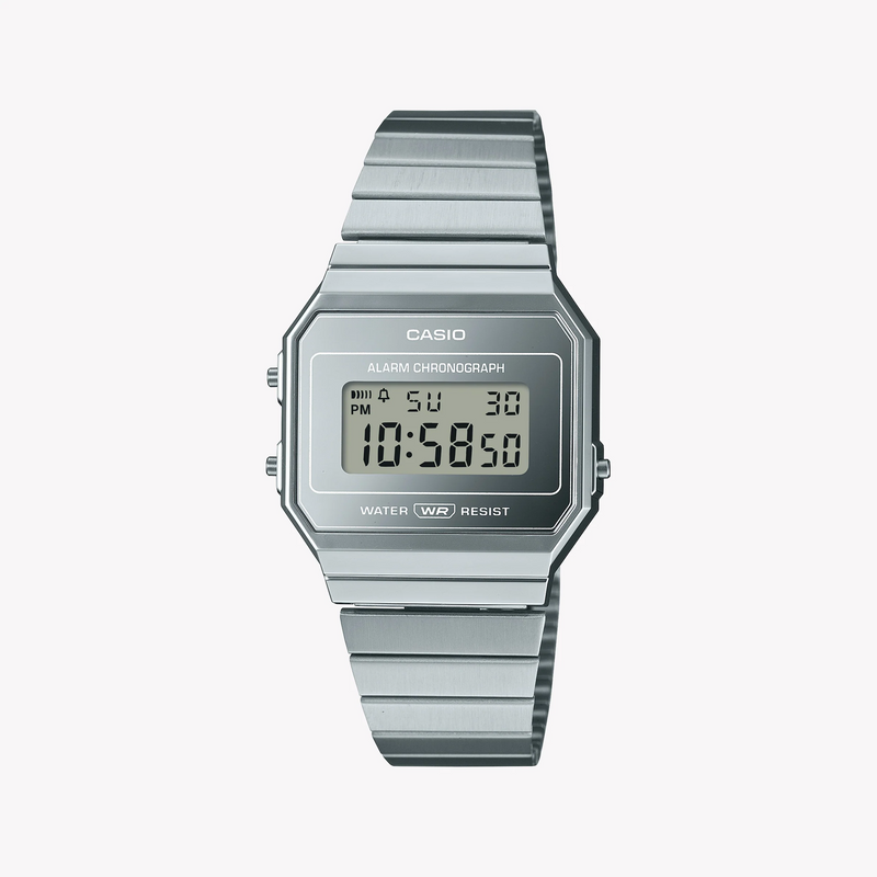 Casio Unisex Silver Resin & Stainless Steel Watch | A700wev-7adf by i-watch