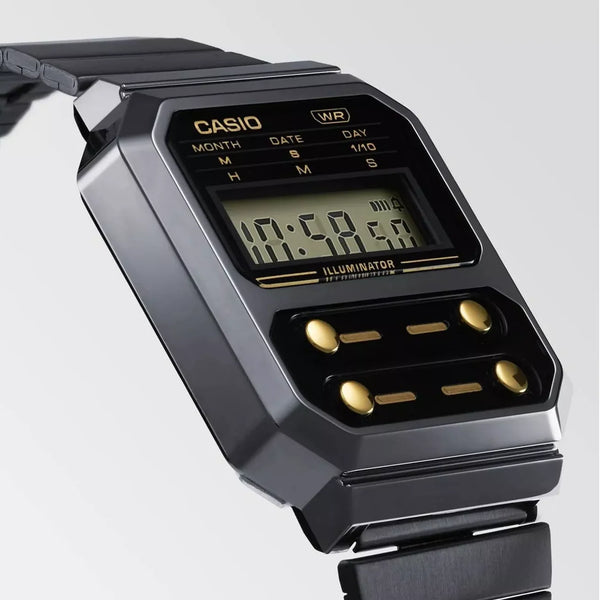 Timeless Elegance Unisex Resin Watch, Metal Strap | A100wegg-1a2e by i-watch