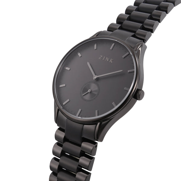 Zink Zk130g5ss-37 Elegant Black - Modern Men's Timepiece With Stainless Steel BAnd and Dial by i-watch