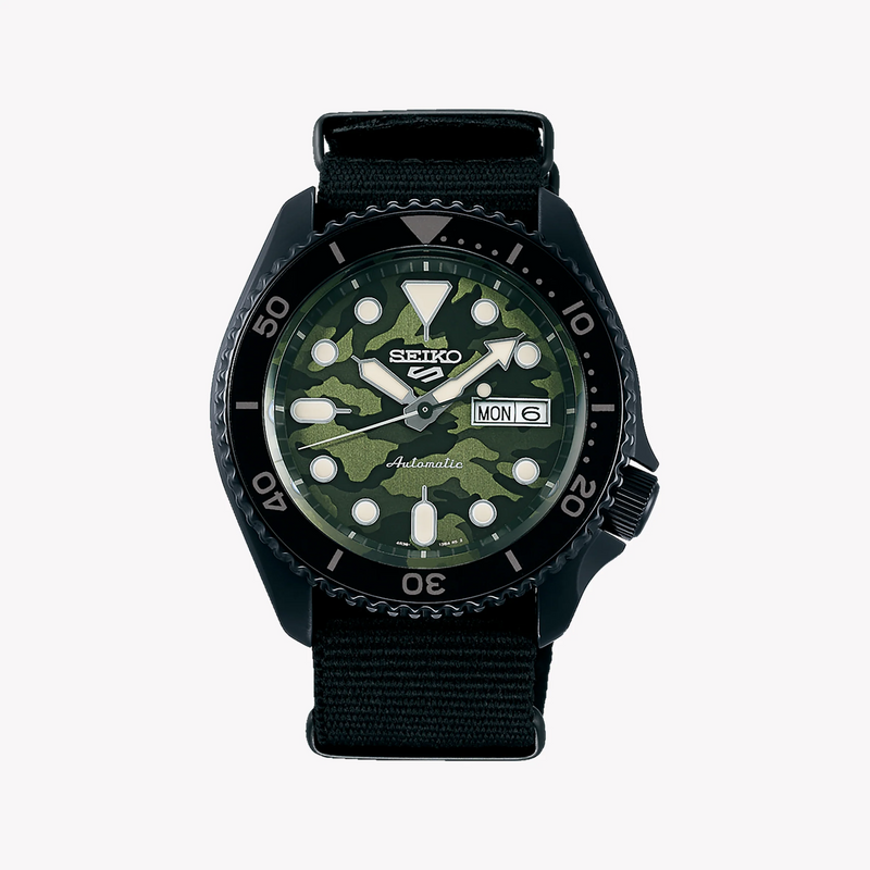 Seiko Men's Black Automatic Watch, Nylon Band | Srpj37k1 by i-watch